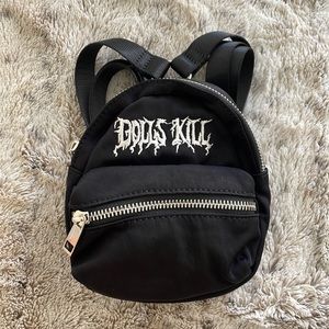 DOLLS KILL Embroidered Mini Backpack